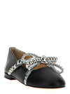 Mach & Mach Crystal Studs Ballet Flats