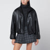 Durazzi Milano Black leather bomber