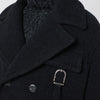 Durazzi Milano Dark grey mélange wool coat