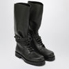 Durazzi Milano Dark green high combat boots