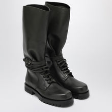  Durazzi Milano Dark green high combat boots