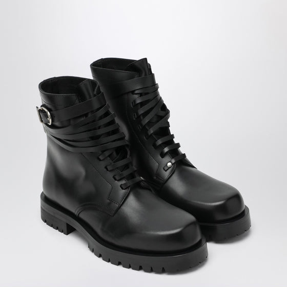 Durazzi Milano Black combat boots