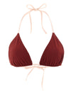 Fendi Pequin Reversible Bikini Top
