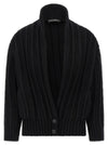 Dolce & Gabbana Coarse Wool Cardigan