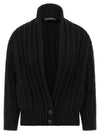 Dolce & Gabbana Coarse Wool Cardigan