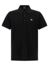 Fendi Ff Metallic Logo Polo Shirt