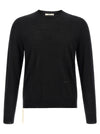 Fendi Yellow Stitching Sweater With Visible Thread