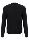 Fendi Yellow Stitching Sweater With Visible Thread