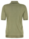 Fendi Shiny Viscose Polo Shirt