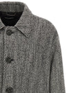 Dolce & Gabbana Chevron Wool Coat