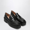 Gianvito Rossi Black leather loafer