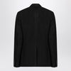 Dolce & Gabbana Dolce&Gabbana Black single-breasted linen jacket