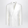Dolce & Gabbana Dolce&Gabbana White single-breasted cotton jacket