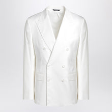  Dolce & Gabbana Dolce&Gabbana White single-breasted cotton jacket