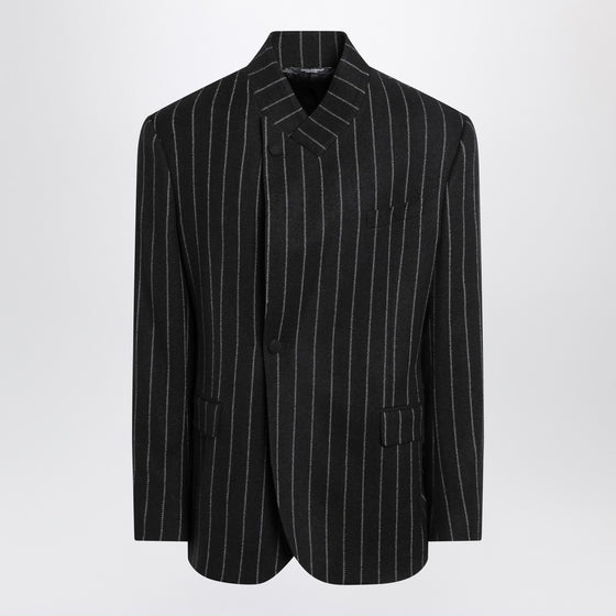 Dolce & Gabbana Dolce&Gabbana Striped wool-blend single-breasted jacket