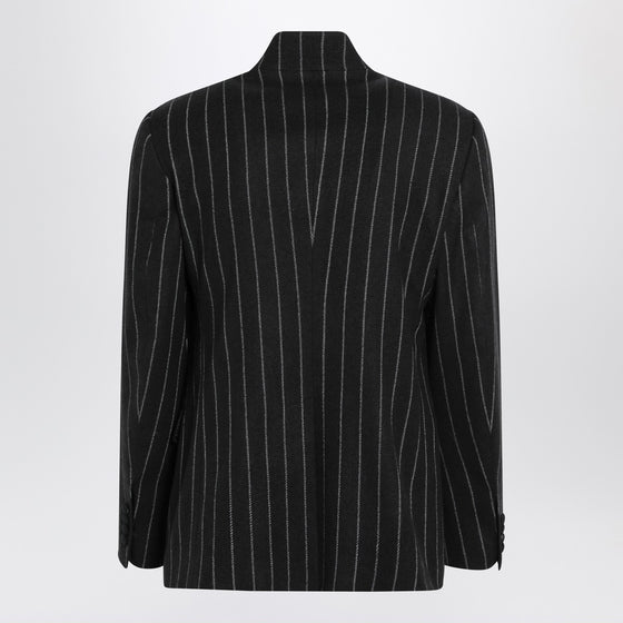 Dolce & Gabbana Dolce&Gabbana Striped wool-blend single-breasted jacket
