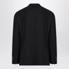 Santaniello Blue wool blend single-breasted jacket