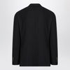 Santaniello Blue wool blend single-breasted jacket