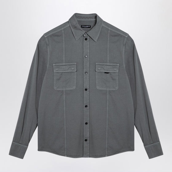 Dolce & Gabbana Dolce&Gabbana Grey cotton over shirt