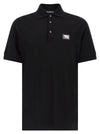 Dolce & Gabbana Logo Plate Polo Shirt