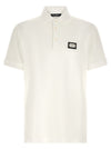 Dolce & Gabbana Logo Plate Polo Shirt