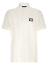 Dolce & Gabbana Logo Plate Polo Shirt