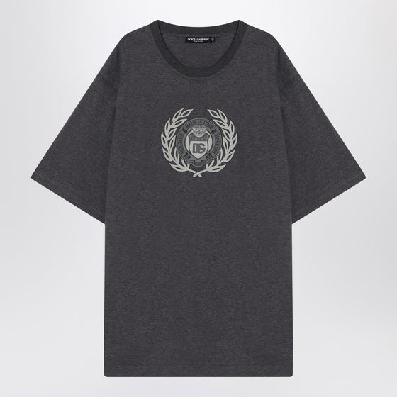 Dolce & Gabbana Dolce&Gabbana Gray cotton T-shirt with print