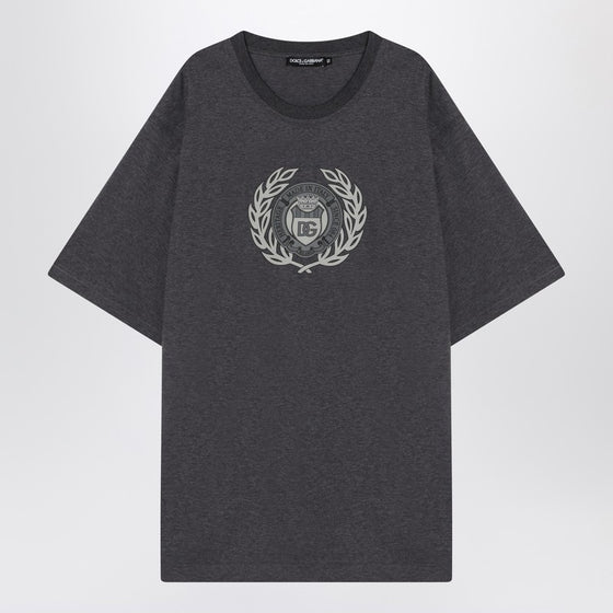 Dolce & Gabbana Dolce&Gabbana Gray cotton T-shirt with print