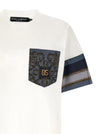 Dolce & Gabbana Cargo Silk Insert T-shirt