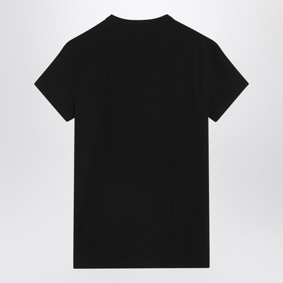 Dolce & Gabbana Dolce&Gabbana Black t-shirt with logo embroidery