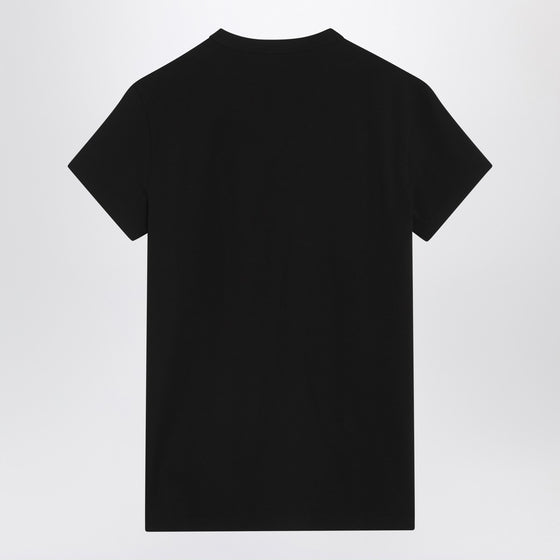Dolce & Gabbana Dolce&Gabbana Black t-shirt with logo embroidery