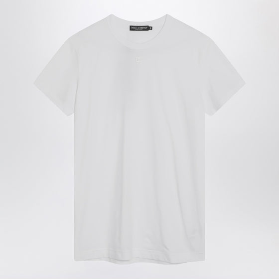 Dolce & Gabbana Dolce&Gabbana White t-shirt with logo embroidery