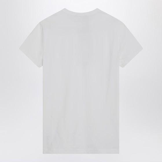 Dolce & Gabbana Dolce&Gabbana White t-shirt with logo embroidery