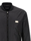 Dolce & Gabbana Logo Plaque Bomber Jacket