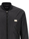Dolce & Gabbana Logo Plaque Bomber Jacket
