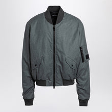  Dolce & Gabbana Dolce&Gabbana Light grey linen bomber jacket