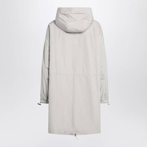 Max Mara Studio Light beige cotton blend parka