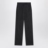 Max Mara Midnight blue trousers in cotton denim effect