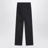 Max Mara Midnight blue trousers in cotton denim effect