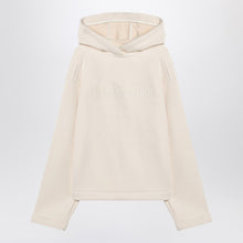  Max Mara White cotton hoodie