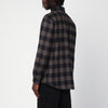 Destin Check pattern wool and cashmere overshirt