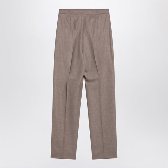 Max Mara Dove grey cashmere trousers