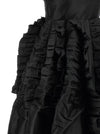 Giovanni Bedin Ruffle Train Dress