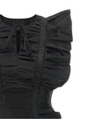 Giovanni Bedin Black Ruffle Dress