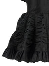 Giovanni Bedin Black Ruffle Dress