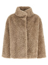 Herno Curled Shearling Effect Coat