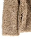 Herno Curled Shearling Effect Coat