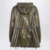 Herno Laminar Olive green shiny nylon parka
