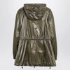 Herno Laminar Olive green shiny nylon parka