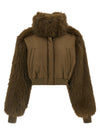 Fabiana Filippi Bi-material Short Jacket